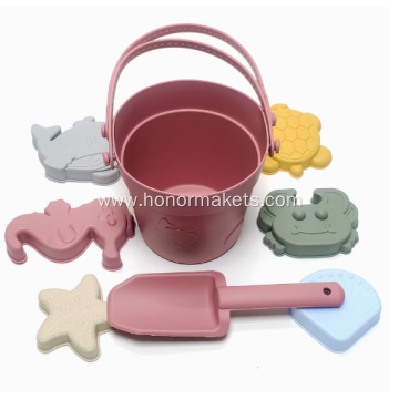 Silicone Beach Toy Bucket Set